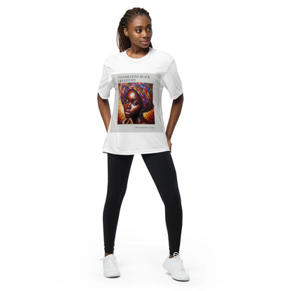 Black Creativity Unisex performance crew neck t-shirt - B&R African Styles