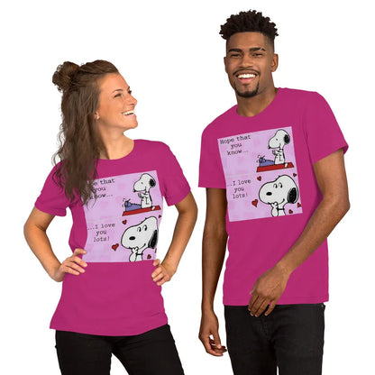Hope you know that I love you a lot Unisex t-shirt - B&R African Styles