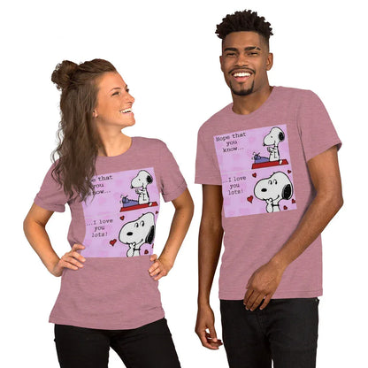Hope you know that I love you a lot Unisex t-shirt - B&R African Styles