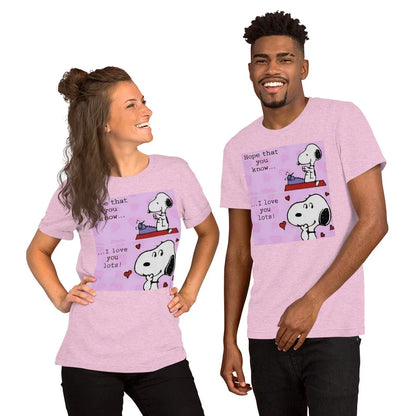 Hope you know that I love you a lot Unisex t-shirt - B&R African Styles