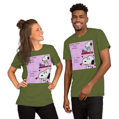 Hope you know that I love you a lot Unisex t-shirt - B&R African Styles
