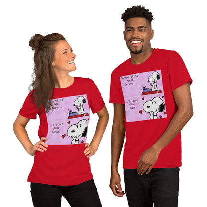 Hope you know that I love you a lot Unisex t-shirt - B&R African Styles