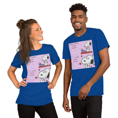 Hope you know that I love you a lot Unisex t-shirt - B&R African Styles