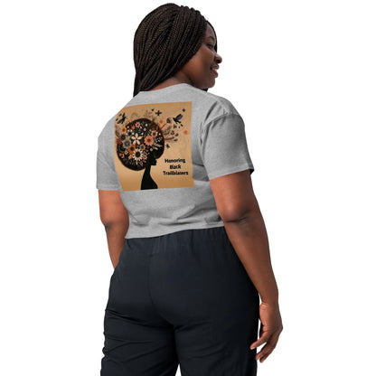Trailblazers Tribute Women’s crop top - B&R African Styles