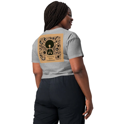 Trailblazers Tribute Women’s crop top - B&R African Styles