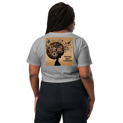 Trailblazers Tribute Women’s crop top - B&R African Styles