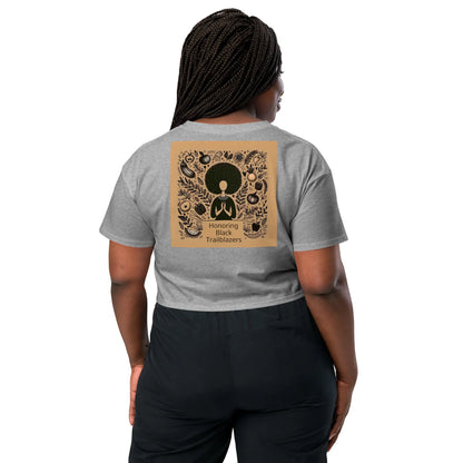 Trailblazers Tribute Women’s crop top - B&R African Styles