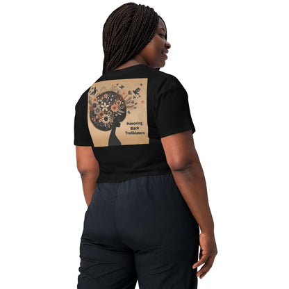 Trailblazers Tribute Women’s crop top - B&R African Styles