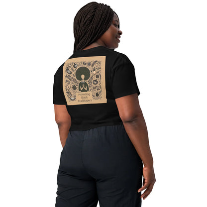 Trailblazers Tribute Women’s crop top - B&R African Styles