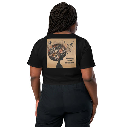 Trailblazers Tribute Women’s crop top - B&R African Styles