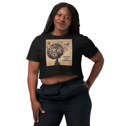 Trailblazers Tribute Women’s crop top - B&R African Styles