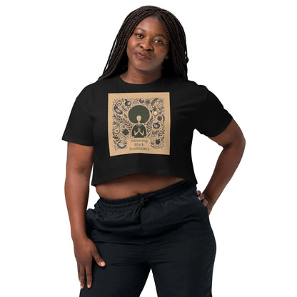 Trailblazers Tribute Women’s crop top - B&R African Styles