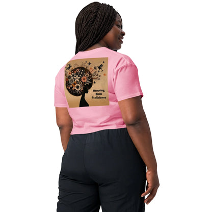 Trailblazers Tribute Women’s crop top - B&R African Styles