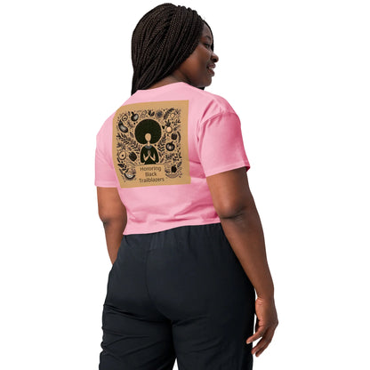Trailblazers Tribute Women’s crop top - B&R African Styles