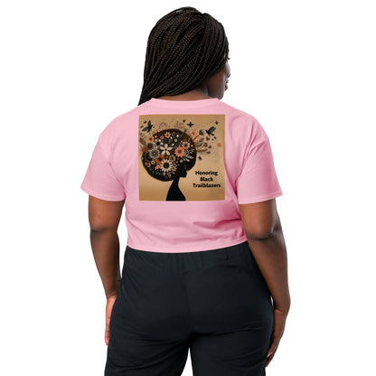 Trailblazers Tribute Women’s crop top - B&R African Styles