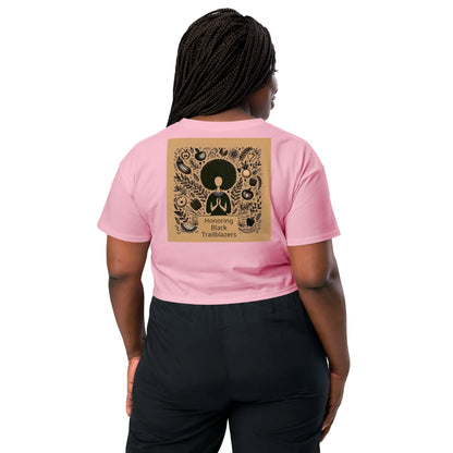 Trailblazers Tribute Women’s crop top - B&R African Styles