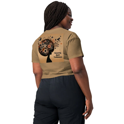 Trailblazers Tribute Women’s crop top - B&R African Styles
