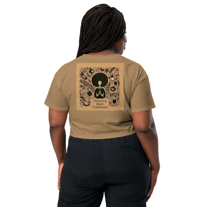 Trailblazers Tribute Women’s crop top - B&R African Styles