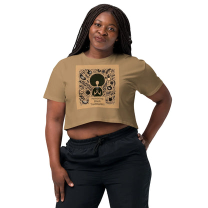 Trailblazers Tribute Women’s crop top - B&R African Styles