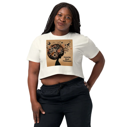 Trailblazers Tribute Women’s crop top - B&R African Styles