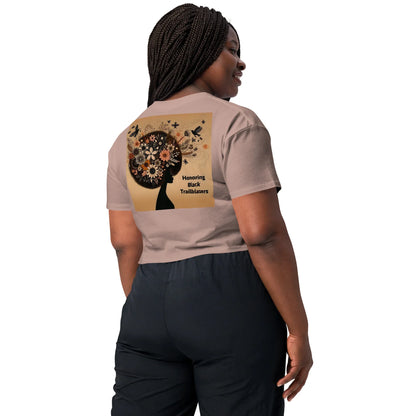 Trailblazers Tribute Women’s crop top - B&R African Styles