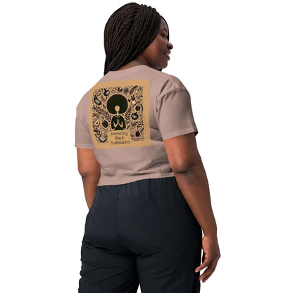 Trailblazers Tribute Women’s crop top - B&R African Styles