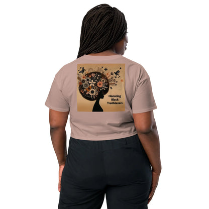 Trailblazers Tribute Women’s crop top - B&R African Styles