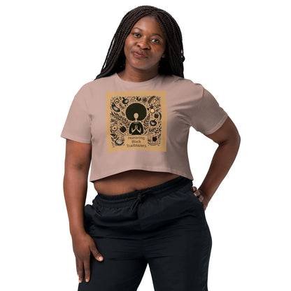 Trailblazers Tribute Women’s crop top - B&R African Styles