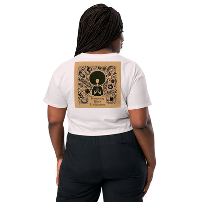 Trailblazers Tribute Women’s crop top - B&R African Styles