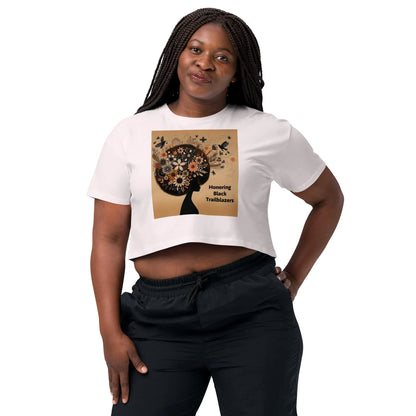 Trailblazers Tribute Women’s crop top - B&R African Styles