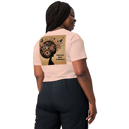 Trailblazers Tribute Women’s crop top - B&R African Styles