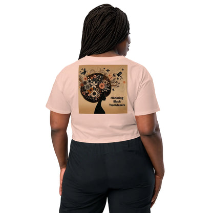 Trailblazers Tribute Women’s crop top - B&R African Styles