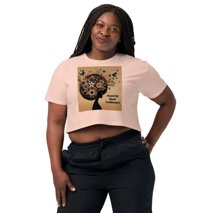 Trailblazers Tribute Women’s crop top - B&R African Styles