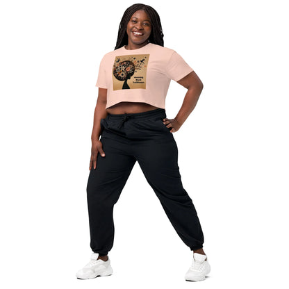 Trailblazers Tribute Women’s crop top - B&R African Styles