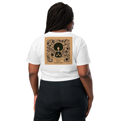 Trailblazers Tribute Women’s crop top - B&R African Styles