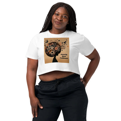 Trailblazers Tribute Women’s crop top - B&R African Styles