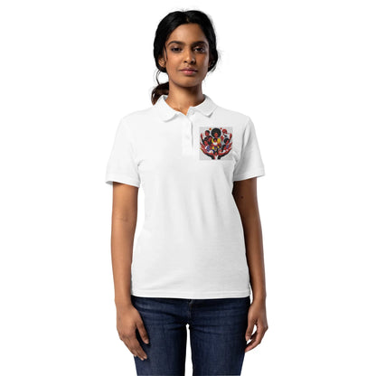 Family Women’s pique polo shirt - B&R African Styles