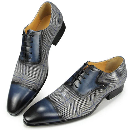 Genuine Leather Shoes None Woven Elegant Stylish Designer Shoes - B&R African Styles