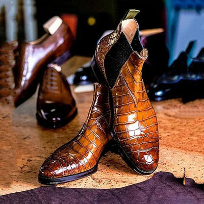 Pointed Chelsea Boots - B&R African Styles