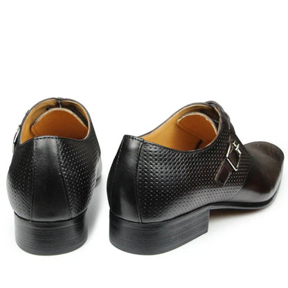 Lux Genuine Leather Shoes Fashion Lace-up Pointed - B&R African Styles