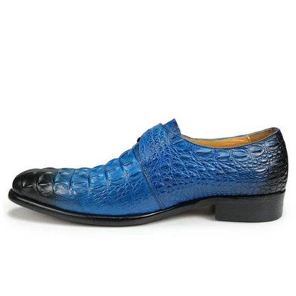 Genuine Leather Shoes Crocodile Pattern Classic Style - B&R African Styles