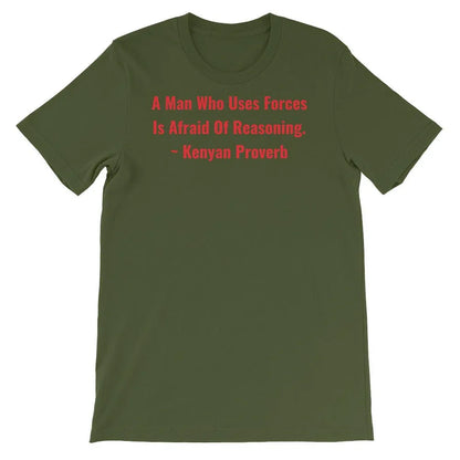 A Man Who uses Forces - Short-Sleeve Unisex T-Shirt - B&R African Styles