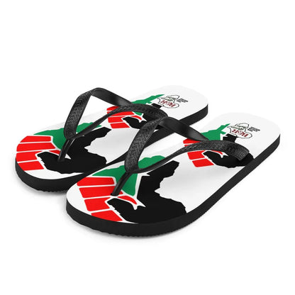 African Double Maps Flip-Flops - B&R African Styles