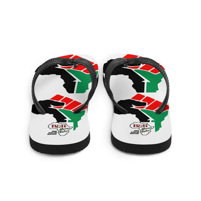 African Double Maps Flip-Flops - B&R African Styles