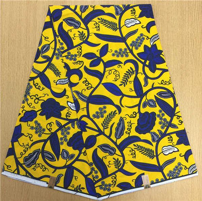 African Hollandais Real Dutch Wax African Print Fabric Ankara Super Wax 6 Yards (Bitenge) - B&R African Styles