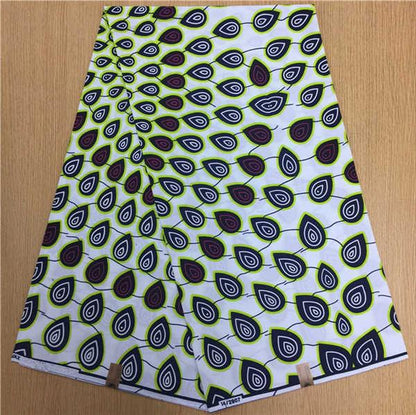 African Hollandais Real Dutch Wax African Print Fabric Ankara Super Wax 6 Yards (Bitenge) - B&R African Styles