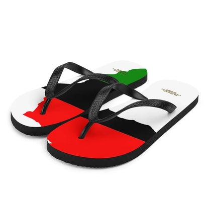 African Map Flip-Flops - B&R African Styles