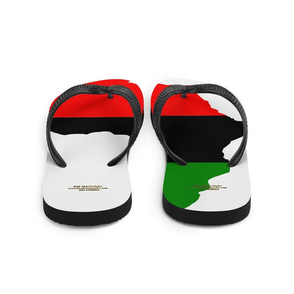 African Map Flip-Flops - B&R African Styles