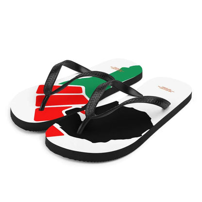 African Power Fist Flip-Flops - B&R African Styles