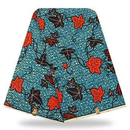 African Real Wax Print Hollandais Fabric - Authentic 6 Yards - B&R African Styles